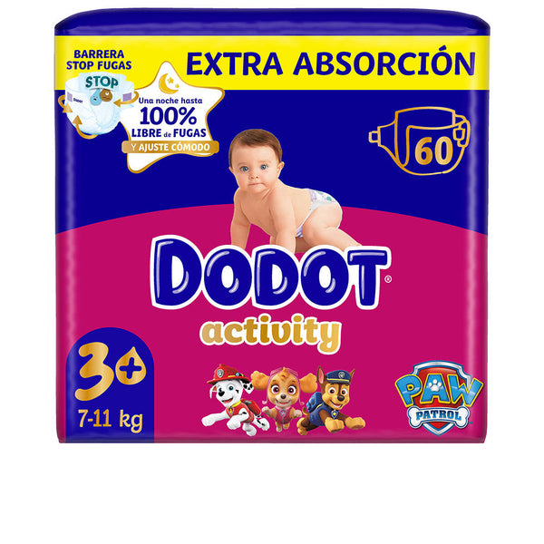 Dodot - Dodot Activity Extra size 3 diapers 6-10 kg 60 units