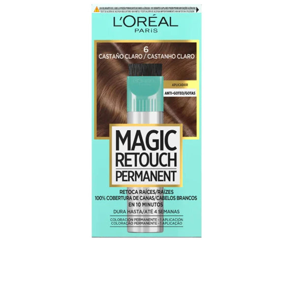 L'oréal Paris - Magic Retouch permanent hair color #6-Light Brown 1 unit