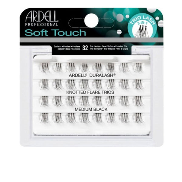Ardell - Ardell Lash Trios knot-free soft touch #medium black 32 u