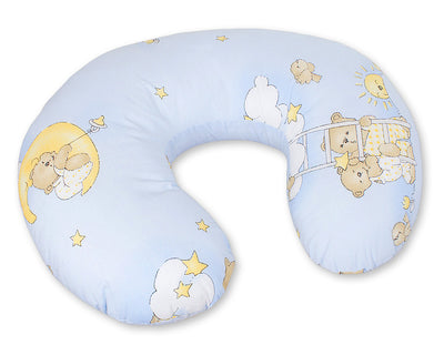 Monikäyttöinen imetystyyny - irrotettava päällinen - blue teddy bears