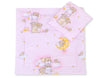 Vauvan peitto 77x77cm ja tyyny - Pink ladders