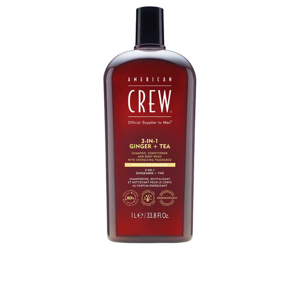 American Crew - 3-In-1 Ginger + Tea shampoo 1000 ml