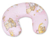 Monikäyttöinen imetystyyny - irrotettava päällinen - bear pink