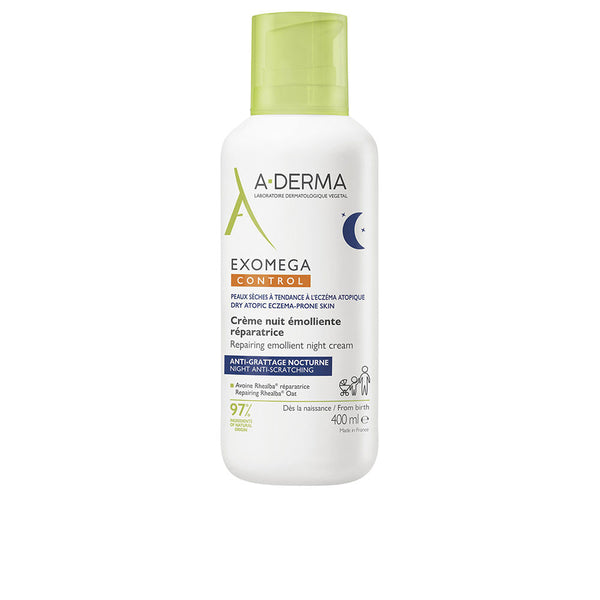 A-derma - Exomega Control crema de noche reparadora emoliente para piel atópica 400 ml