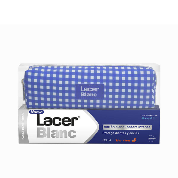 Lacer - Lacerblanc Citrus Toothpaste + Toiletry Bag 2 Pack