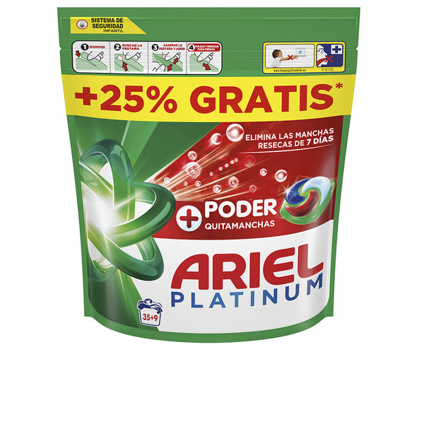 Ariel - Ariel Platinum Poder Quitamanchas detergente 44 cápsulas