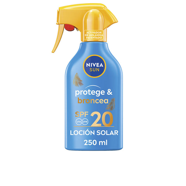 Nivea - Sun Protects &amp; Bronze sun lotion spray Spf20 250 ml