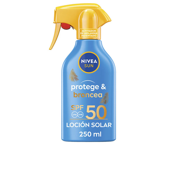 Nivea - Sun Protects &amp; Bronze sun lotion spray Spf50 250 ml