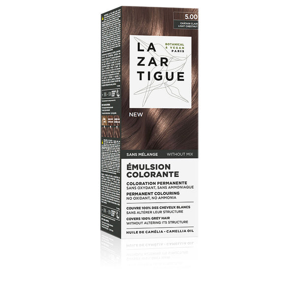 Lazartigue - Coloring Emulsion permanent coloring without mixing without rinsing #5.00 1 u