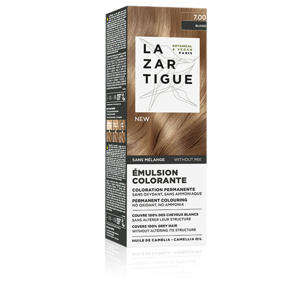 Lazartigue - Coloring Emulsion permanent coloring without mixing without rinsing #7.00 1 u