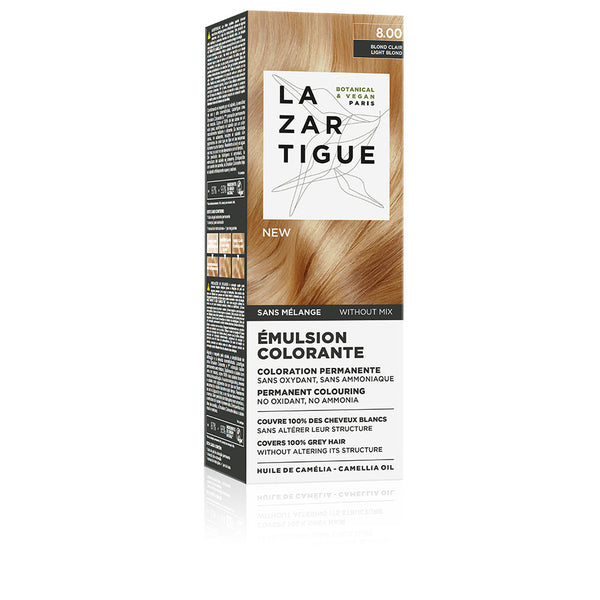 Lazartigue - Coloring Emulsion permanent coloring without mixing without rinsing #8.00 1 u