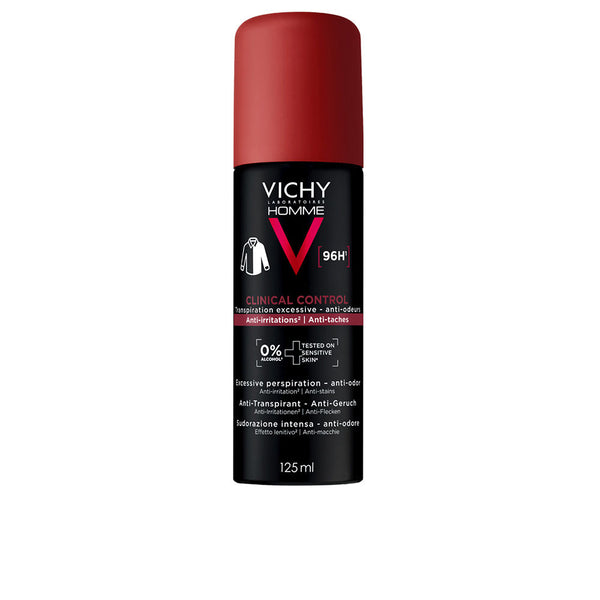 Vichy - Homme antiperspirant spray for men, for sensitive skin, alcohol-free 125 ml