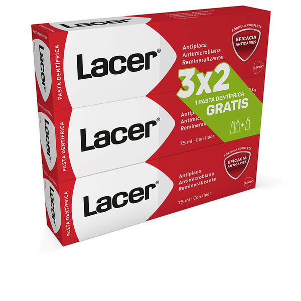 Lacer - Toothpaste Pack 3 x 75 ml