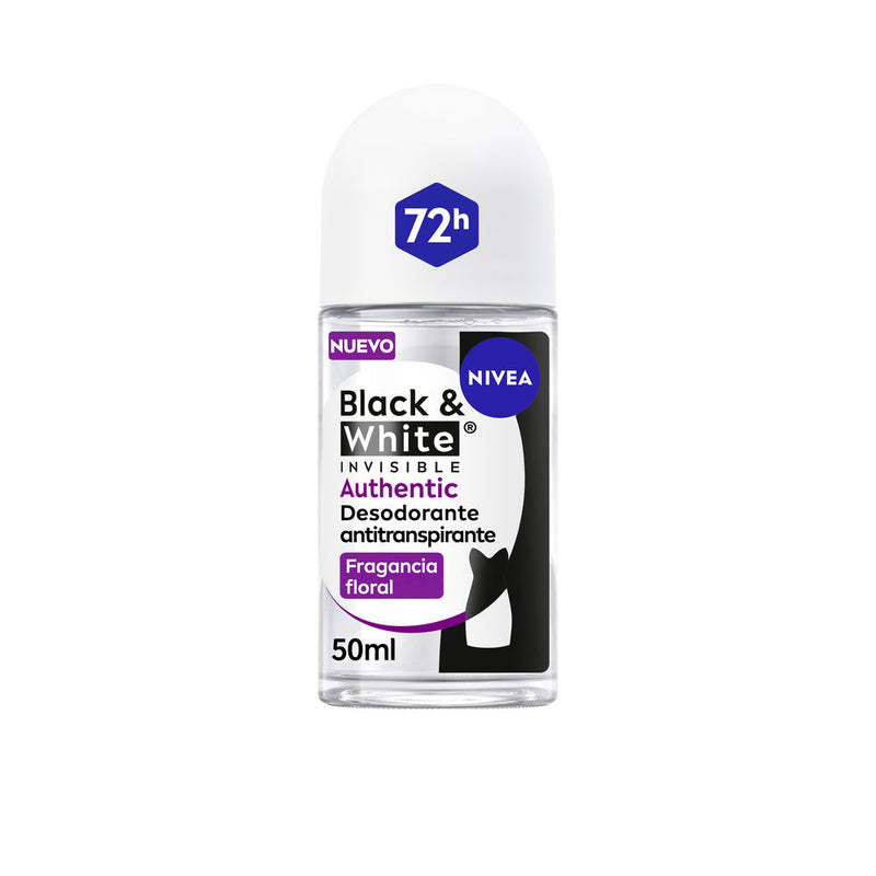Nivea - Black &amp; White Invisible authentic roll on 50 ml