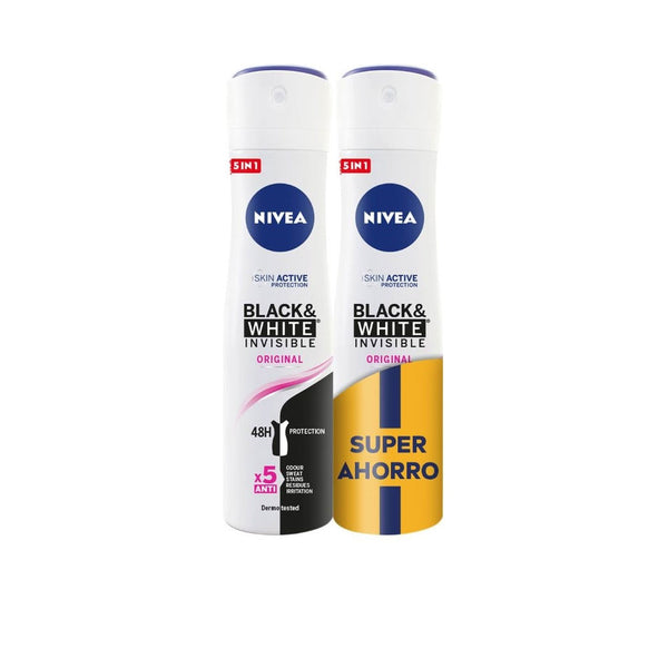 Nivea - Black &amp; White Invisible Original Pack 2 x 200 ml