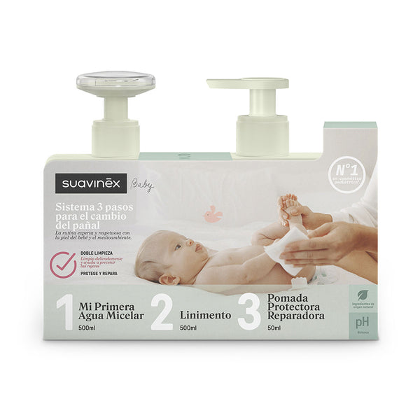 Suavinex - Baby 3-Step Diaper Change System 3-Piece Kit