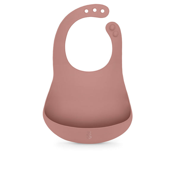 Suavinex - Selection silicone bib +4m #Pink 1 unit