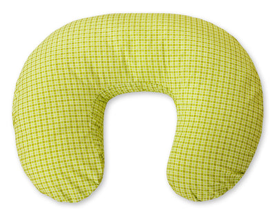 Monikäyttöinen ergonominen imetystyyny - green checkered