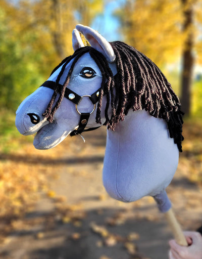 Premium Keppihevonen / Hobby Horse - Gray horse 4 A3