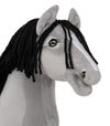 Premium Keppihevonen / Hobby Horse - Gray horse 4 A3