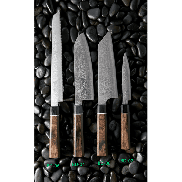 Suncraft Senzo Damascus Black Kiritsukeveitsi 16,5 cm