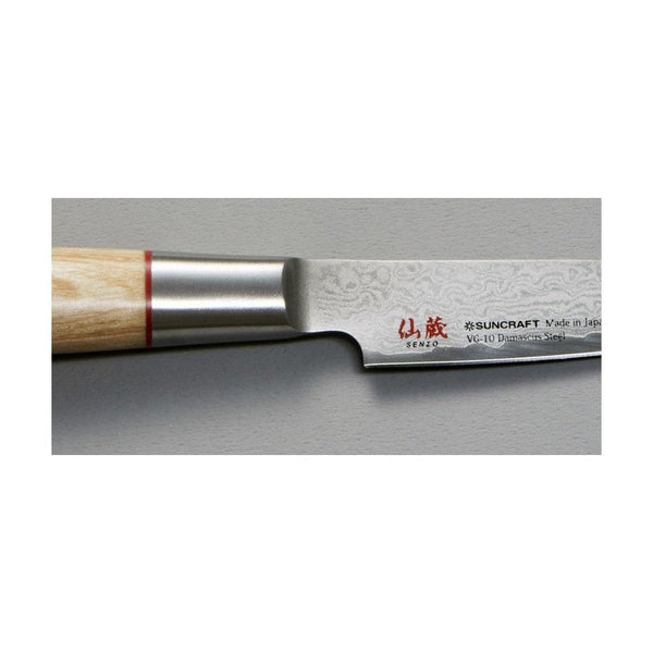 Suncraft Senzo Damascus Twisted Octagon Kuorimaveitsi 8 cm