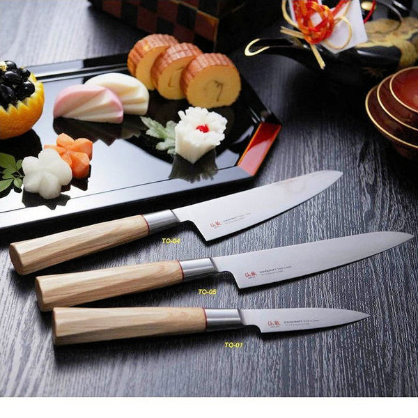 Suncraft Senzo Damascus Twisted Octagon Kokkiveitsi, 20 cm