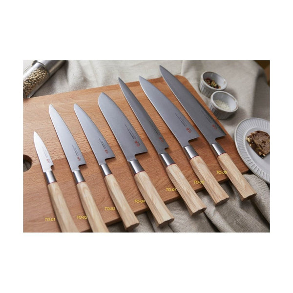 Suncraft Senzo Damascus Twisted Octagon Sashimi veitsi 21 cm