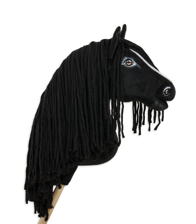 Premium Keppihevonen / Hobby Horse - Fresian horse 2 A3