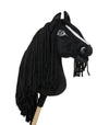 Premium Keppihevonen / Hobby Horse - Fresian horse 2 A3