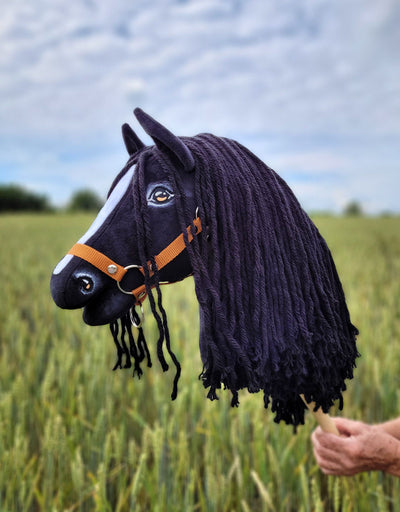 Premium Keppihevonen / Hobby Horse - Fresian horse 2 A3