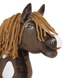 Super Hobby Horse - Super Hobby Horse Premium keppihevonen western tummanruunikko hevonen A4