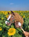 Super Hobby Horse - Super Hobby Horse Premium keppihevonen western tummanruunikko hevonen A4