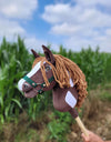 Super Hobby Horse - Super Hobby Horse Premium keppihevonen western tummanruunikko hevonen A4