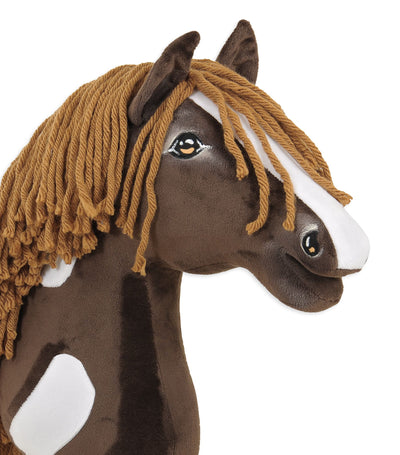 Premium Keppihevonen / Hobby Horse - Western dark bay A3