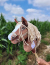 Super Hobby Horse - Super Hobby Horse Premium keppihevonen - western Iii ruunikko hevonen A4