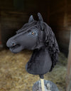 Premium Keppihevonen / Hobby Horse - Black horse A3