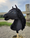 Premium Keppihevonen / Hobby Horse - Black horse A3