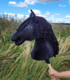 Premium Keppihevonen / Hobby Horse - Black horse A3