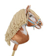 Premium Keppihevonen / Hobby Horse - Tobiano bay beige A3