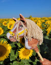 Super Hobby Horse - Super Hobby Horse Premium keppihevonen tobiano ruunikko hevonen beigellä harjalla A4