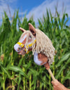 Super Hobby Horse - Super Hobby Horse Premium keppihevonen tobiano ruunikko hevonen beigellä harjalla A4