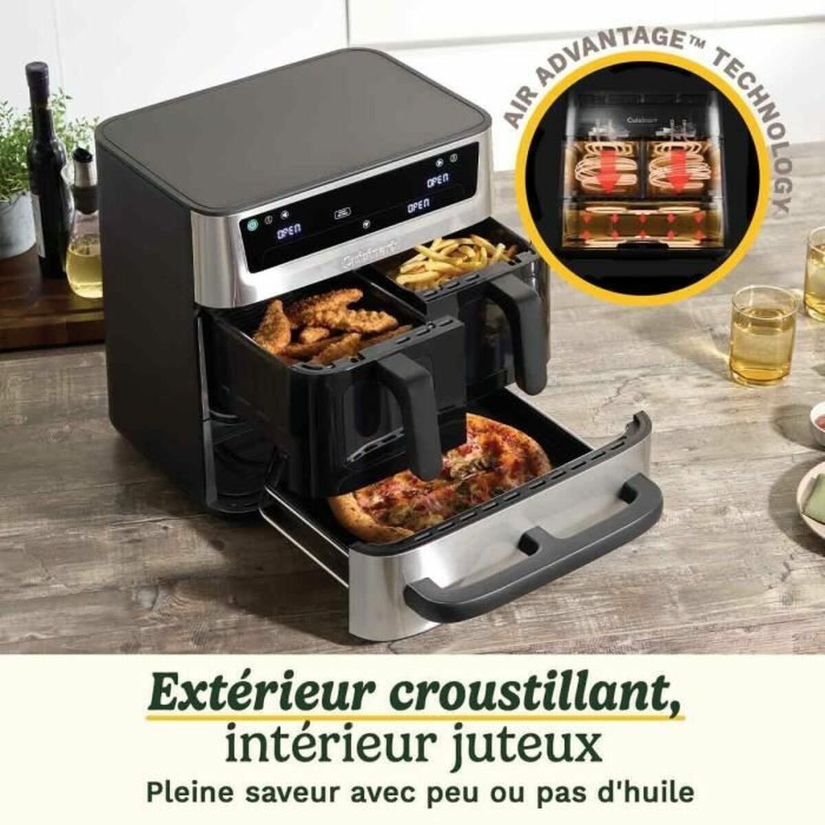 Cuisinart Rasvakeitin Musta 2400 W - Vuodevaatteet.fi