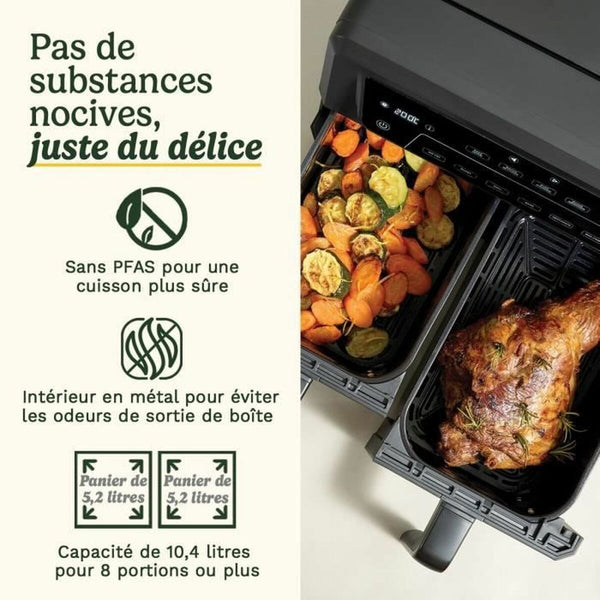 Cuisinart Airfryer 2400 W 10,4 L Musta - Vuodevaatteet.fi