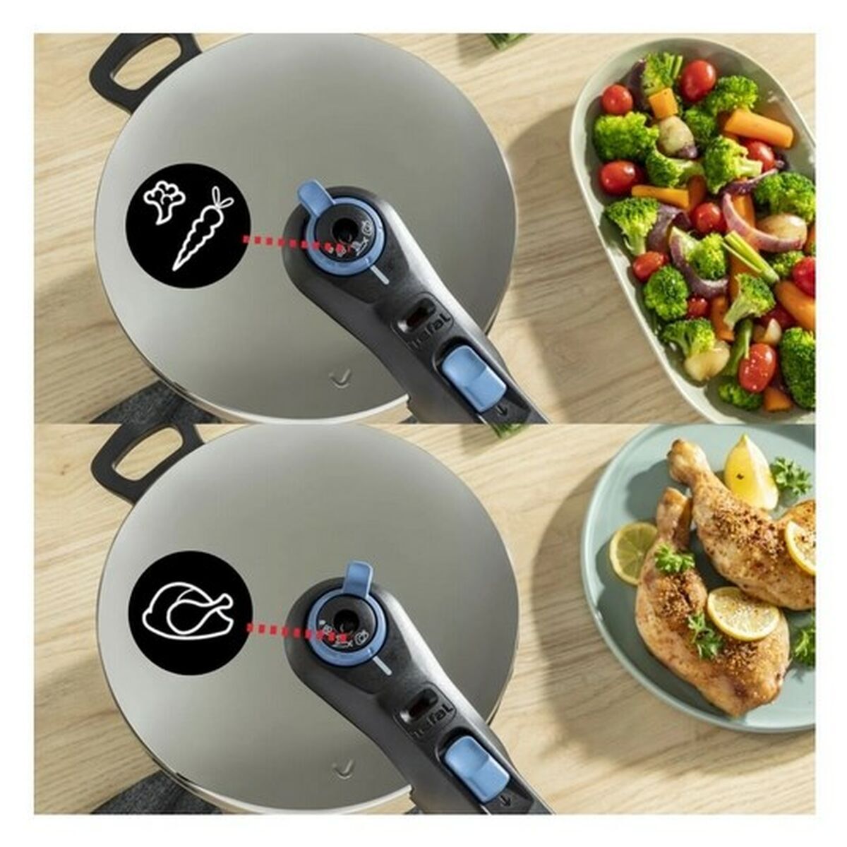 Tefal Ruostumaton Teräs Painekeitin 6 L