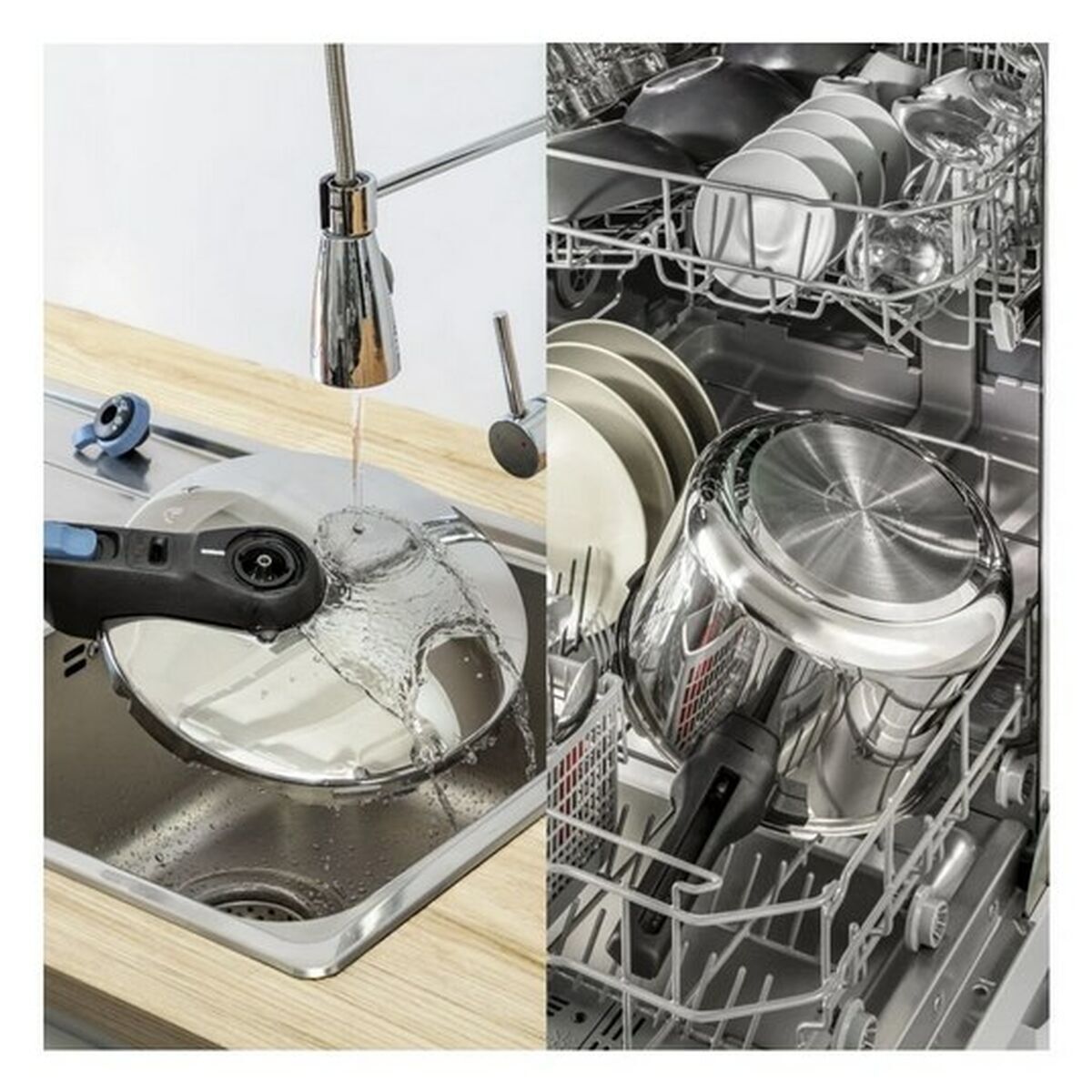 Tefal Ruostumaton Teräs Painekeitin 6 L