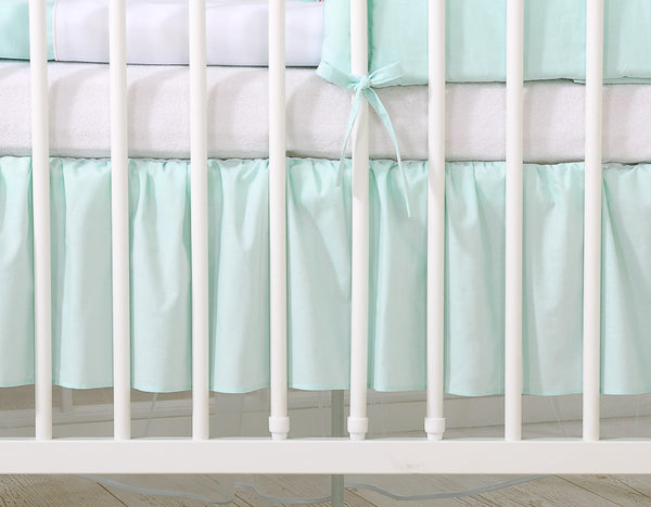 Bobono - Pölyhelma peittävällä röyhelöllä 140x70 cm Pikku Prinssi/Prinsessa minttu