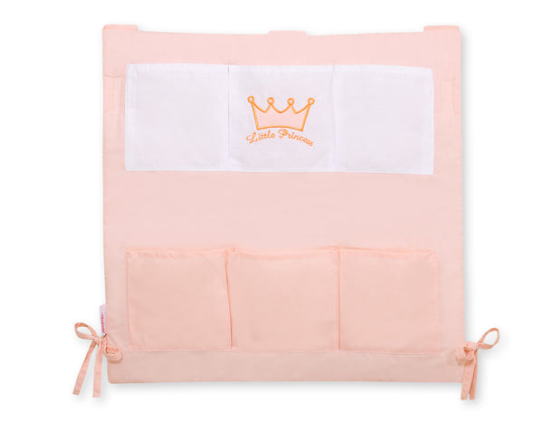 Bobono - Pinnasängyn reunapehmuste Little Prince/Princess puuterinroosa
