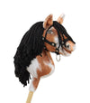 Super Hobby Horse - Super Hobby Horse Premium keppihevonen tobiano ruunikkohevonen mustalla harjalla A4