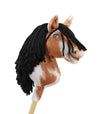 Super Hobby Horse - Super Hobby Horse Premium keppihevonen tobiano ruunikkohevonen mustalla harjalla A4